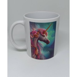 rainbow monogram en eenhoorn