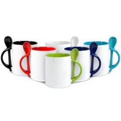 Mok met Lepel - 330 ml