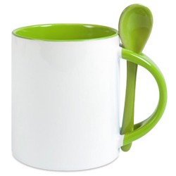 Mok met Lepel - 330 ml