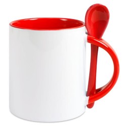 Mok met Lepel - 330 ml