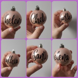 Kerstbal met naam