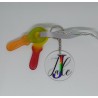 Snoep traktatie met naam sleutelhanger