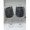 Wijn glas voor een trouwerij