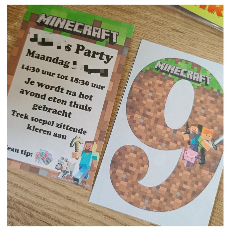 uitnodiging kaartjes