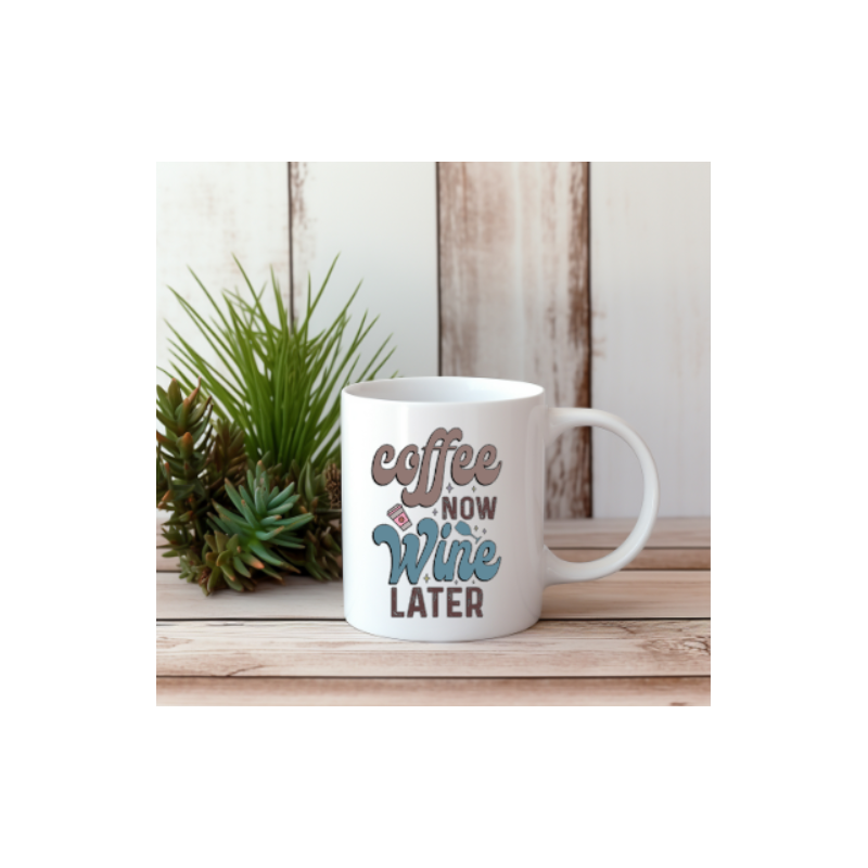 Coffee now wine later