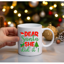 Dear santa she did it