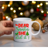 Dear santa she did it