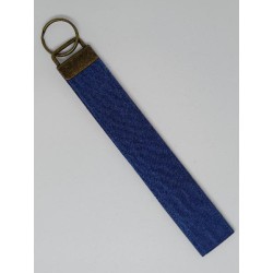 key chain jeans blauw