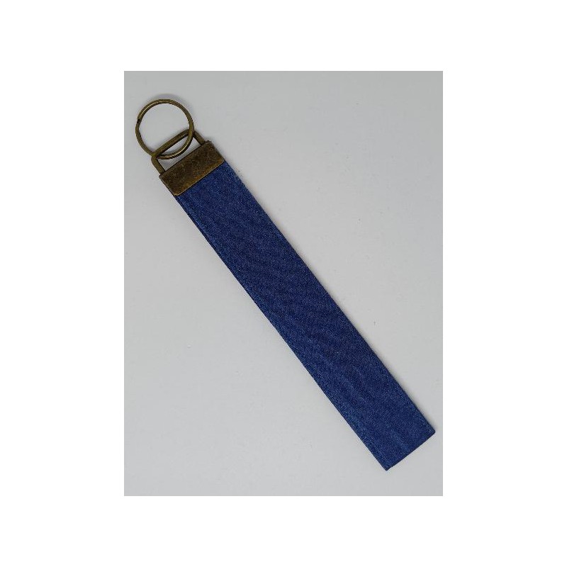 key chain jeans blauw