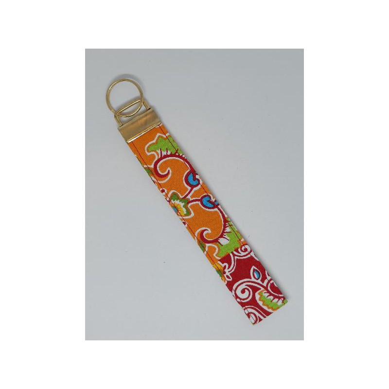 key chain kleurig oranje