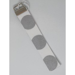 keychain zilver cirkel