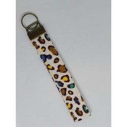 keychain animal print Geel