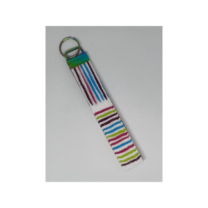 keychain kleurvol strepen