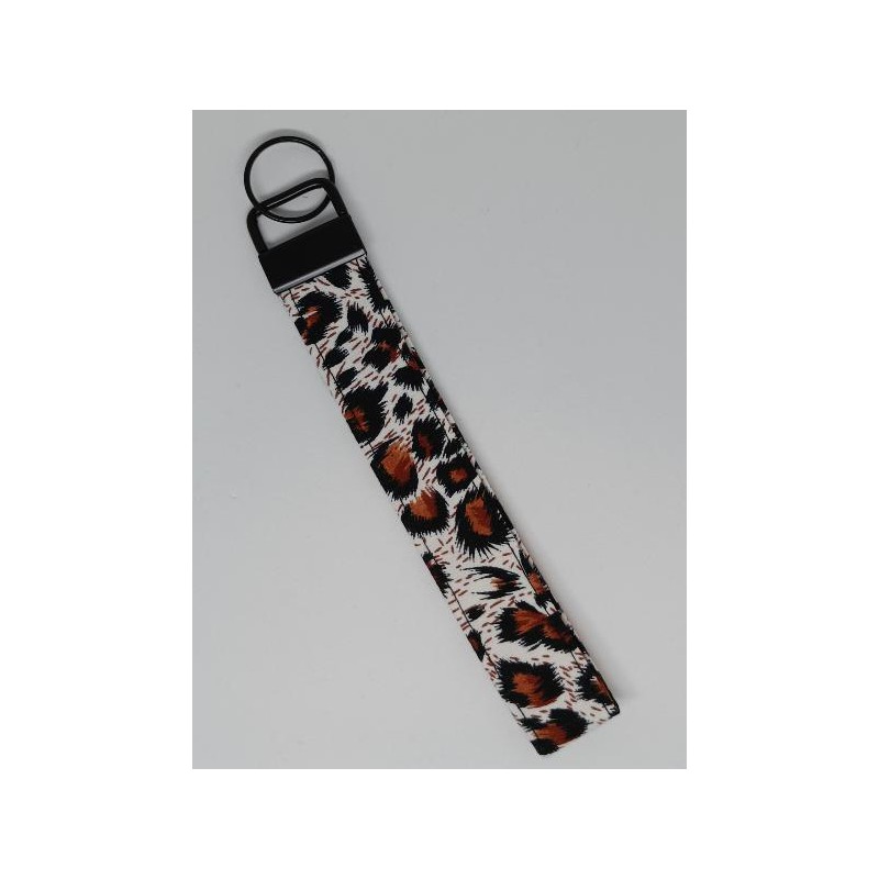 keychain animal print roodachtig