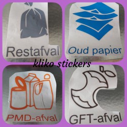 Kliko stickers per stuk of...