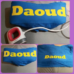 Handdoek gepersonaliseerd...